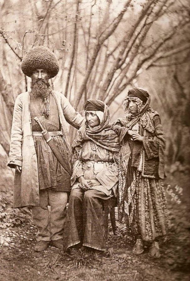 Горские евреи. Губа, Азербайджан. Конец 19-го века.